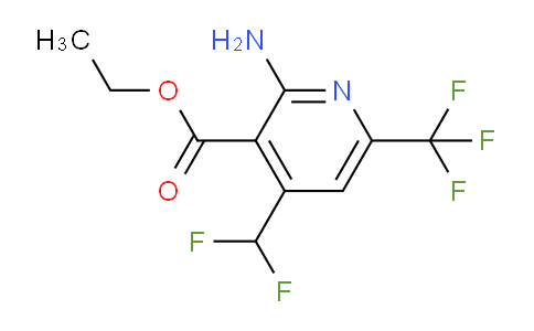 AM128808 | 1805383-19-0 | Ethyl 2-amino-4-(difluoromethyl)-6-(trifluoromethyl)pyridine-3-carboxylate
