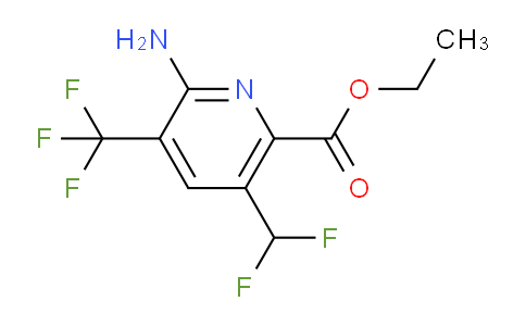 AM128809 | 1806930-05-1 | Ethyl 2-amino-5-(difluoromethyl)-3-(trifluoromethyl)pyridine-6-carboxylate
