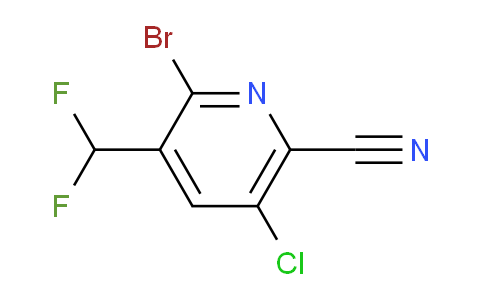 AM128810 | 1806027-82-6 | 2-Bromo-5-chloro-6-cyano-3-(difluoromethyl)pyridine