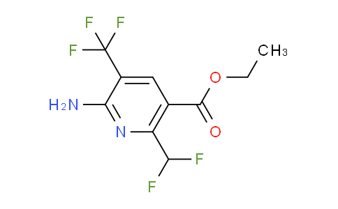 AM128816 | 1804684-73-8 | Ethyl 2-amino-6-(difluoromethyl)-3-(trifluoromethyl)pyridine-5-carboxylate