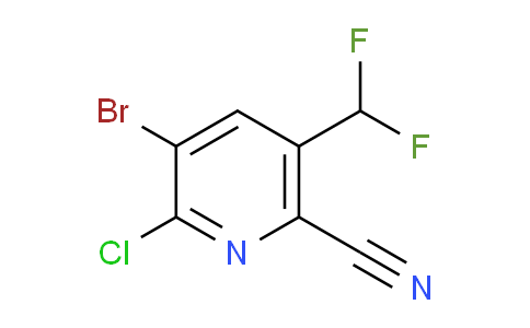 AM128818 | 1806907-26-5 | 3-Bromo-2-chloro-6-cyano-5-(difluoromethyl)pyridine