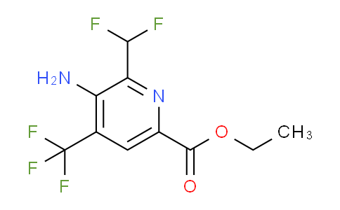 AM128819 | 1804684-76-1 | Ethyl 3-amino-2-(difluoromethyl)-4-(trifluoromethyl)pyridine-6-carboxylate