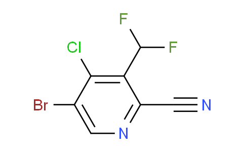 5-Bromo-4-chloro-2-cyano-3-(difluoromethyl)pyridine