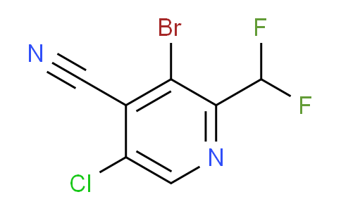 AM128823 | 1805156-95-9 | 3-Bromo-5-chloro-4-cyano-2-(difluoromethyl)pyridine