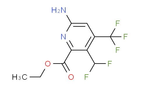 AM128824 | 1806906-23-9 | Ethyl 6-amino-3-(difluoromethyl)-4-(trifluoromethyl)pyridine-2-carboxylate