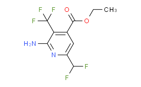 AM128825 | 1806838-82-3 | Ethyl 2-amino-6-(difluoromethyl)-3-(trifluoromethyl)pyridine-4-carboxylate