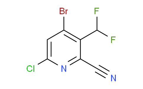 AM128827 | 1804724-28-4 | 4-Bromo-6-chloro-2-cyano-3-(difluoromethyl)pyridine