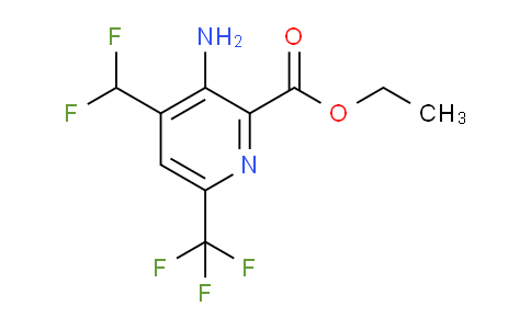 AM128828 | 1803686-66-9 | Ethyl 3-amino-4-(difluoromethyl)-6-(trifluoromethyl)pyridine-2-carboxylate
