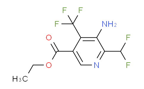 AM128829 | 1803686-51-2 | Ethyl 3-amino-2-(difluoromethyl)-4-(trifluoromethyl)pyridine-5-carboxylate