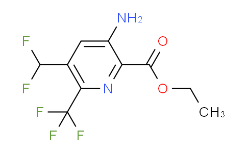 AM128830 | 1805153-69-8 | Ethyl 3-amino-5-(difluoromethyl)-6-(trifluoromethyl)pyridine-2-carboxylate