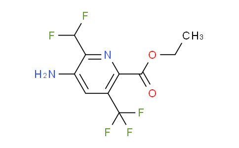 AM128831 | 1806838-92-5 | Ethyl 3-amino-2-(difluoromethyl)-5-(trifluoromethyl)pyridine-6-carboxylate