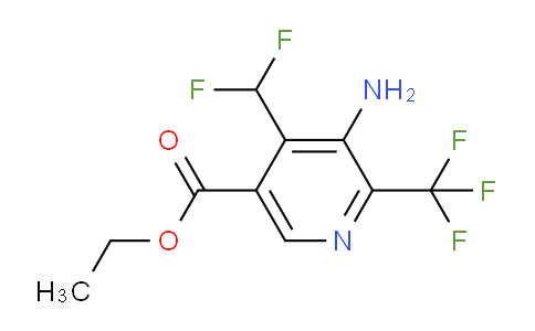 AM128833 | 1805231-94-0 | Ethyl 3-amino-4-(difluoromethyl)-2-(trifluoromethyl)pyridine-5-carboxylate