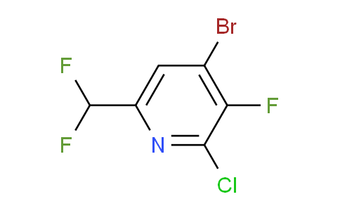 AM128834 | 1806028-70-5 | 4-Bromo-2-chloro-6-(difluoromethyl)-3-fluoropyridine