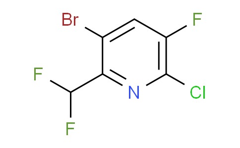 AM128840 | 1804685-70-8 | 3-Bromo-6-chloro-2-(difluoromethyl)-5-fluoropyridine