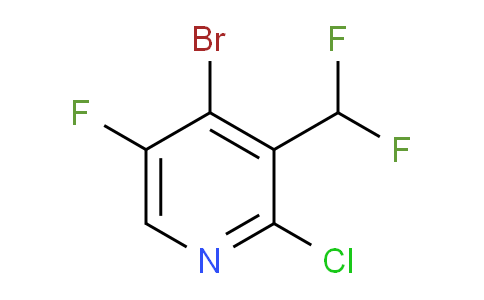 AM128841 | 1804724-63-7 | 4-Bromo-2-chloro-3-(difluoromethyl)-5-fluoropyridine
