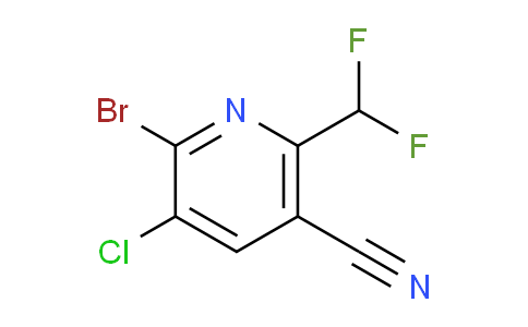 AM128848 | 1806907-17-4 | 2-Bromo-3-chloro-5-cyano-6-(difluoromethyl)pyridine