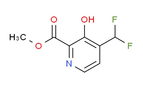 AM12885 | 1804688-71-8 | Methyl 4-(difluoromethyl)-3-hydroxypyridine-2-carboxylate