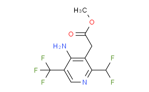 Methyl 4-amino-2-(difluoromethyl)-5-(trifluoromethyl)pyridine-3-acetate