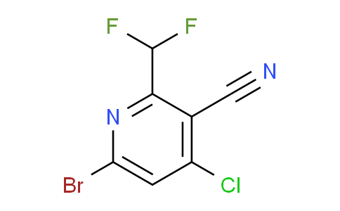 AM128852 | 1806907-22-1 | 6-Bromo-4-chloro-3-cyano-2-(difluoromethyl)pyridine