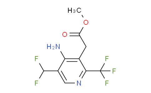 AM128855 | 1804684-88-5 | Methyl 4-amino-5-(difluoromethyl)-2-(trifluoromethyl)pyridine-3-acetate