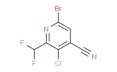 AM128857 | 1806840-99-2 | 6-Bromo-3-chloro-4-cyano-2-(difluoromethyl)pyridine