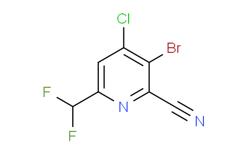 AM128859 | 1805233-81-1 | 3-Bromo-4-chloro-2-cyano-6-(difluoromethyl)pyridine
