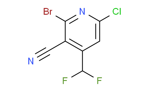 AM128860 | 1805156-63-1 | 2-Bromo-6-chloro-3-cyano-4-(difluoromethyl)pyridine