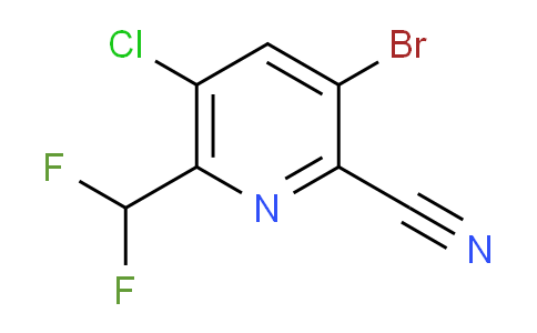 AM128863 | 1805233-71-9 | 3-Bromo-5-chloro-2-cyano-6-(difluoromethyl)pyridine
