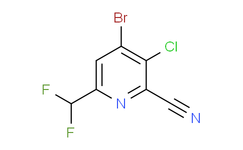 AM128869 | 1805087-70-0 | 4-Bromo-3-chloro-2-cyano-6-(difluoromethyl)pyridine