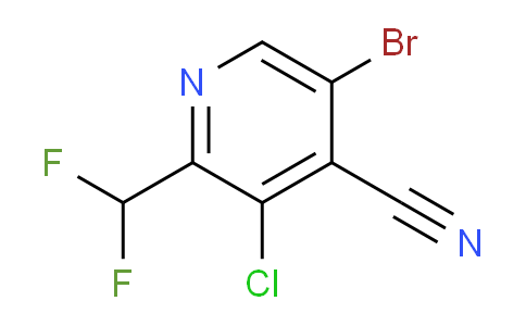 AM128872 | 1804685-34-4 | 5-Bromo-3-chloro-4-cyano-2-(difluoromethyl)pyridine