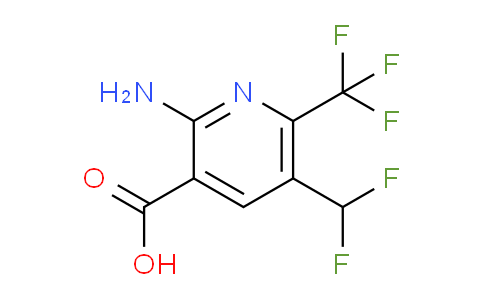 AM128875 | 1803692-27-4 | 2-Amino-5-(difluoromethyl)-6-(trifluoromethyl)pyridine-3-carboxylic acid