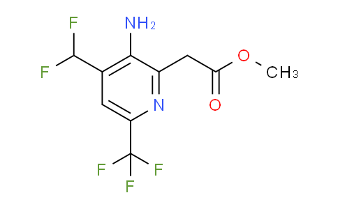 AM128879 | 1804684-87-4 | Methyl 3-amino-4-(difluoromethyl)-6-(trifluoromethyl)pyridine-2-acetate