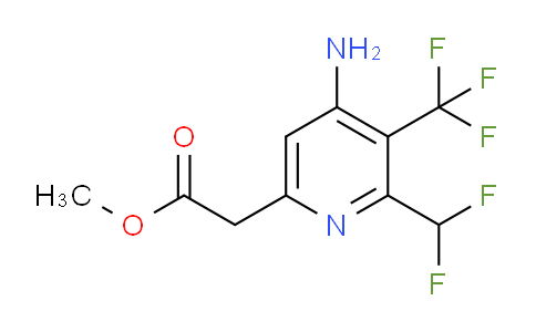 AM128885 | 1806906-49-9 | Methyl 4-amino-2-(difluoromethyl)-3-(trifluoromethyl)pyridine-6-acetate