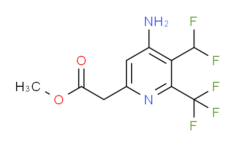 AM128886 | 1806906-69-3 | Methyl 4-amino-3-(difluoromethyl)-2-(trifluoromethyl)pyridine-6-acetate