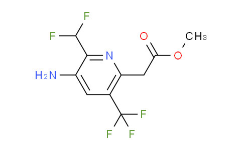 AM128887 | 1806033-41-9 | Methyl 3-amino-2-(difluoromethyl)-5-(trifluoromethyl)pyridine-6-acetate