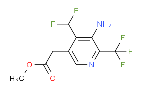 AM128892 | 1805013-09-5 | Methyl 3-amino-4-(difluoromethyl)-2-(trifluoromethyl)pyridine-5-acetate
