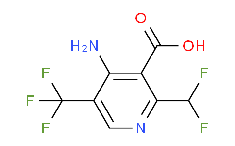 AM128894 | 1806844-97-2 | 4-Amino-2-(difluoromethyl)-5-(trifluoromethyl)pyridine-3-carboxylic acid