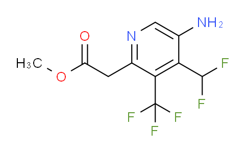 AM128895 | 1805349-29-4 | Methyl 5-amino-4-(difluoromethyl)-3-(trifluoromethyl)pyridine-2-acetate