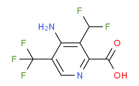 AM128896 | 1805015-65-9 | 4-Amino-3-(difluoromethyl)-5-(trifluoromethyl)pyridine-2-carboxylic acid