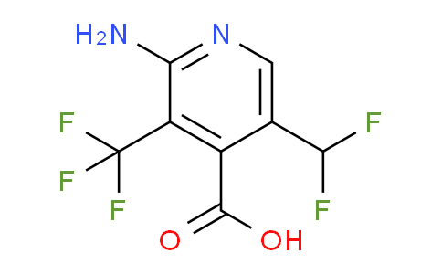 2-Amino-5-(difluoromethyl)-3-(trifluoromethyl)pyridine-4-carboxylic acid