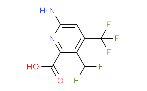 AM128901 | 1805231-21-3 | 6-Amino-3-(difluoromethyl)-4-(trifluoromethyl)pyridine-2-carboxylic acid