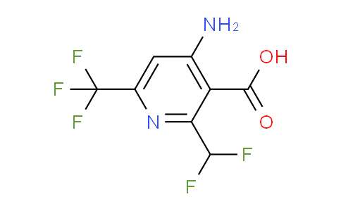 4-Amino-2-(difluoromethyl)-6-(trifluoromethyl)pyridine-3-carboxylic acid
