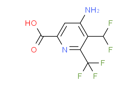 AM128905 | 1805372-80-8 | 4-Amino-3-(difluoromethyl)-2-(trifluoromethyl)pyridine-6-carboxylic acid