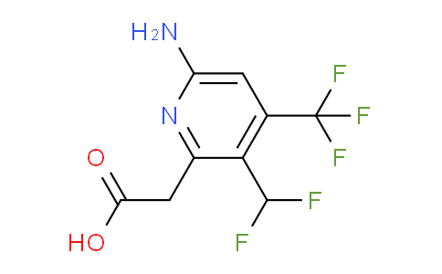 6-Amino-3-(difluoromethyl)-4-(trifluoromethyl)pyridine-2-acetic acid