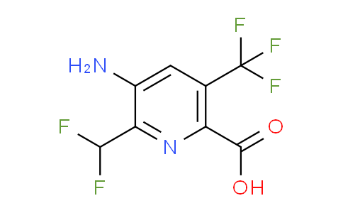 3-Amino-2-(difluoromethyl)-5-(trifluoromethyl)pyridine-6-carboxylic acid