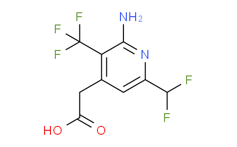 2-Amino-6-(difluoromethyl)-3-(trifluoromethyl)pyridine-4-acetic acid