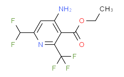 AM128914 | 1806019-89-5 | Ethyl 4-amino-6-(difluoromethyl)-2-(trifluoromethyl)pyridine-3-carboxylate