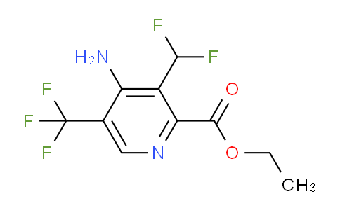 AM128916 | 1806839-25-7 | Ethyl 4-amino-3-(difluoromethyl)-5-(trifluoromethyl)pyridine-2-carboxylate