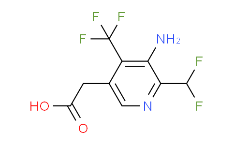 AM128921 | 1805232-20-5 | 3-Amino-2-(difluoromethyl)-4-(trifluoromethyl)pyridine-5-acetic acid
