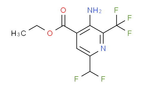 AM128922 | 1806019-94-2 | Ethyl 3-amino-6-(difluoromethyl)-2-(trifluoromethyl)pyridine-4-carboxylate